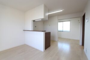 木造アパート施工事例内観