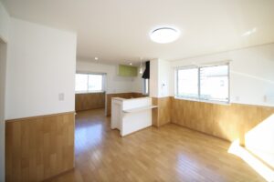 木造アパート施工事例内観